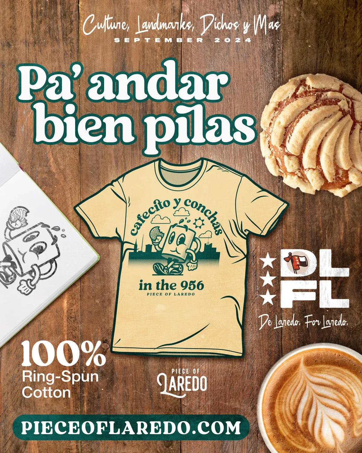 Cafecito in the 956 launch poster